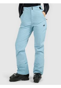 4f - 4F Spodnie narciarskie z szelkami membrana Dermizax 20000 damskie - granatowe XL. Kolor: niebieski. Materiał: materiał. Technologia: Dermizax. Sezon: zima. Sport: narciarstwo #2