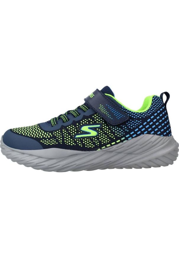 skechers - Buty SKECHERS NITRO SPRINT Niebieski. Okazja: na co dzień. Kolor: niebieski. Materiał: tkanina. Sport: bieganie