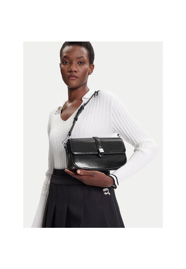 Karl Lagerfeld - Torebka KARL LAGERFELD. Kolor: czarny