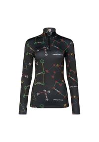 Bluza termoaktywna damska Rossignol Booster 1/2 Zip Top 100. Kolor: czarny