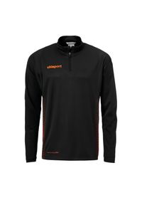UHLSPORT - Kurtka Uhlsport Score 1/4 Zip. Kolor: czarny, pomarańczowy, wielokolorowy. Sport: piłka nożna, fitness #1