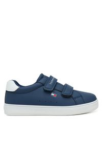 TOMMY HILFIGER - Sneakersy Tommy Hilfiger. Kolor: niebieski