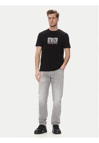 Armani Exchange T-Shirt XM000555 AF10358 UC001 Czarny Regular Fit. Kolor: czarny. Materiał: bawełna