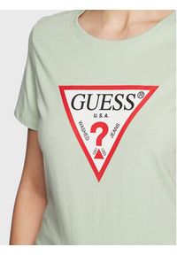 Guess T-Shirt Original W1YI1B I3Z11 Zielony Regular Fit. Kolor: zielony. Materiał: bawełna