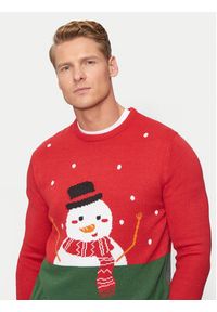 Only & Sons Sweter Xmas 22031170 Czerwony Regular Fit. Kolor: czerwony. Materiał: syntetyk #3