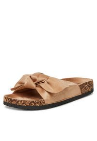 DeeZee Klapki E998-1 Beżowy. Kolor: beżowy. Materiał: materiał #4