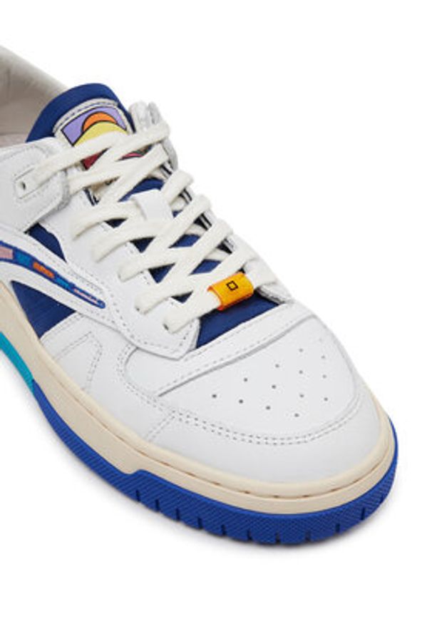 D.A.T.E. Sneakersy Torneo W421-T8-CO Biały. Kolor: biały. Materiał: skóra