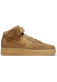 Męskie buty do koszykówki Nike Air Force 1 Mid `07 WB brązowe. Kolor: brązowy. Model: Nike Air Force. Sport: koszykówka