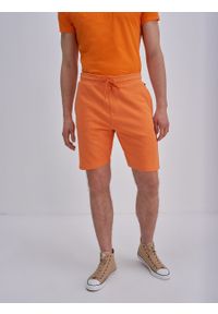 Big-Star - Szorty dresowe męskie pomaraŅczowe Matt 700. Kolor: pomarańczowy. Materiał: dresówka. Sezon: lato. Styl: wakacyjny #4