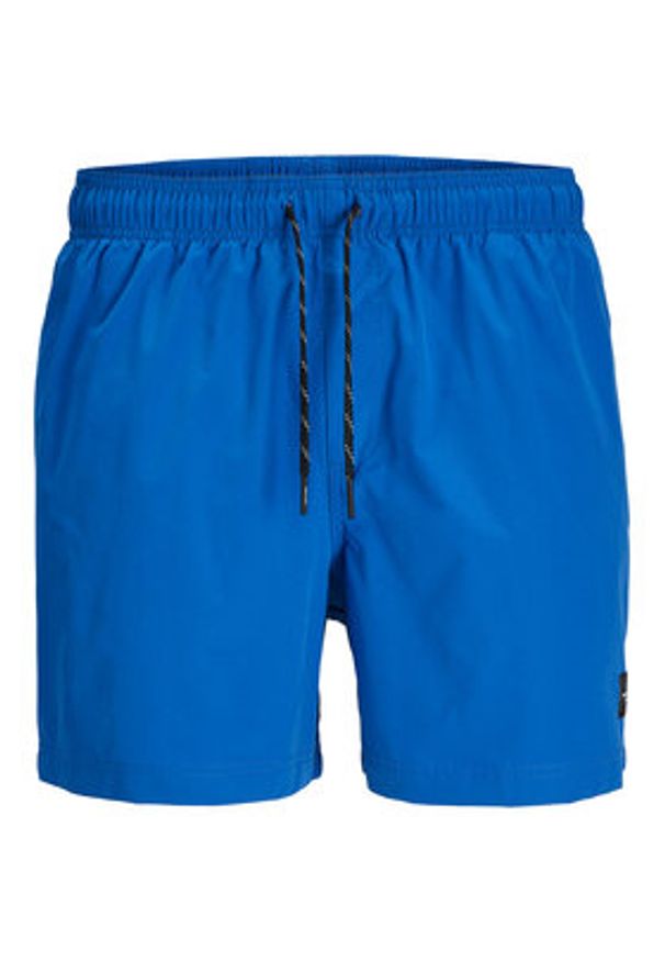 Jack & Jones - Jack&Jones Szorty kąpielowe Maui 12272776 Niebieski Regular Fit. Kolor: niebieski. Materiał: syntetyk