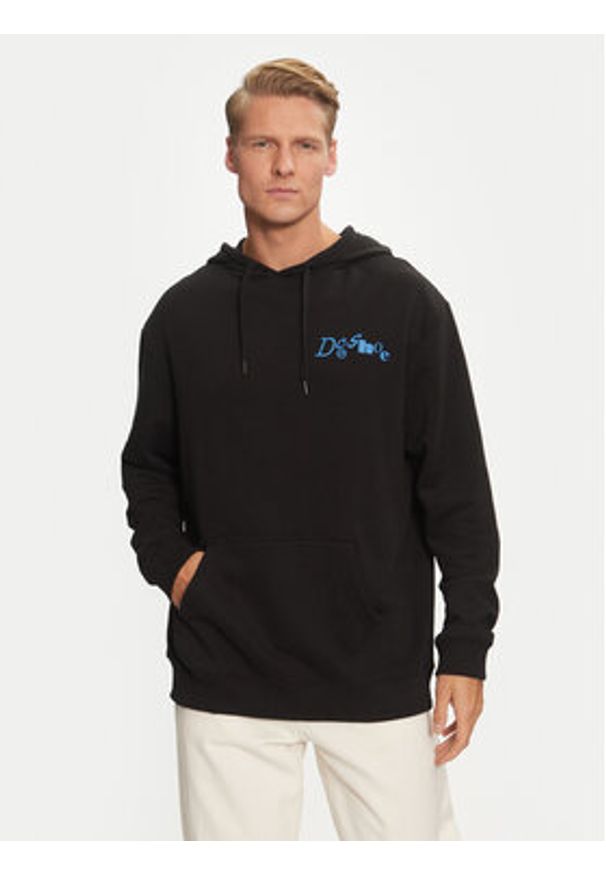 DC Shoes Bluza Transfer ADYSF03131 Czarny Regular Fit. Kolor: czarny. Materiał: bawełna