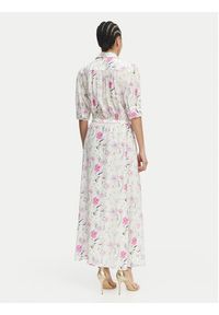 Luisa Spagnoli Sukienka koszulowa Pietanza 543224 Kremowy Regular Fit. Kolor: kremowy. Materiał: jedwab. Typ sukienki: koszulowe #4