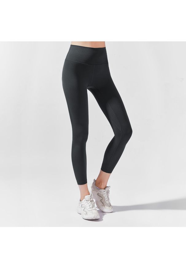 Myga - Legginsy myga Yula High-Waisted 7/8 - Black - L. Kolor: czarny. Sport: joga i pilates