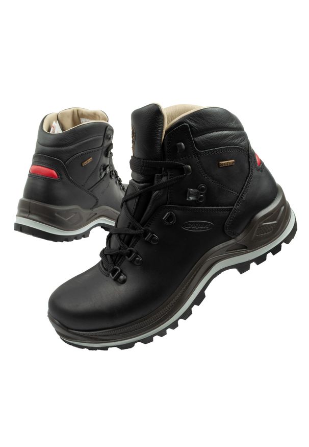 Buty trekkingowe męskie Grisport Nero dakar SPO-TEX, WIN THERM. Kolor: czarny. Sport: turystyka piesza