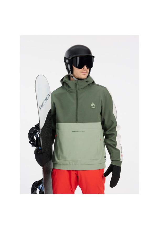 Kurtka turystyczna Protest Cowden. Kolor: żółty, zielony, wielokolorowy. Sport: narciarstwo