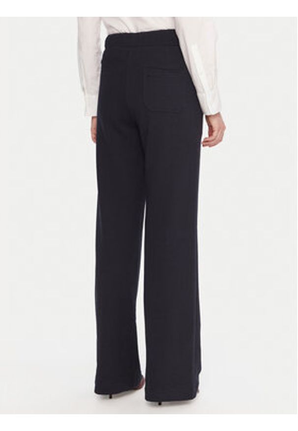 Maryley Spodnie dresowe 25IB558/07BL Granatowy Relaxed Fit. Kolor: niebieski. Materiał: bawełna