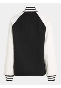 Tommy Jeans Kurtka bomber Cord Mix Letterman DW0DW16592 Czarny Regular Fit. Kolor: czarny. Materiał: wełna, syntetyk #7