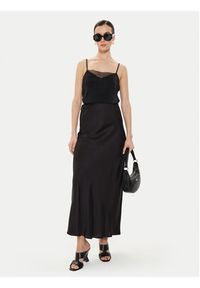 Morgan Top 241-BAMBE Czarny Regular Fit. Kolor: czarny. Materiał: syntetyk #3