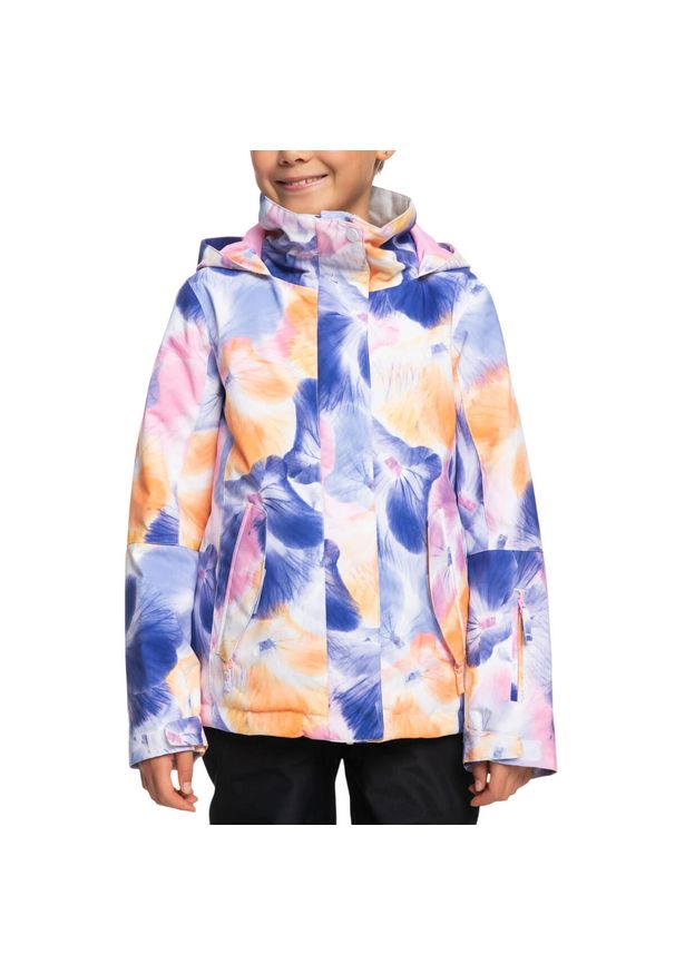 Roxy - Dziewczęca Kurtka ROXY Jetty Snow Jacket. Kolor: wielokolorowy. Sezon: zima. Sport: narciarstwo