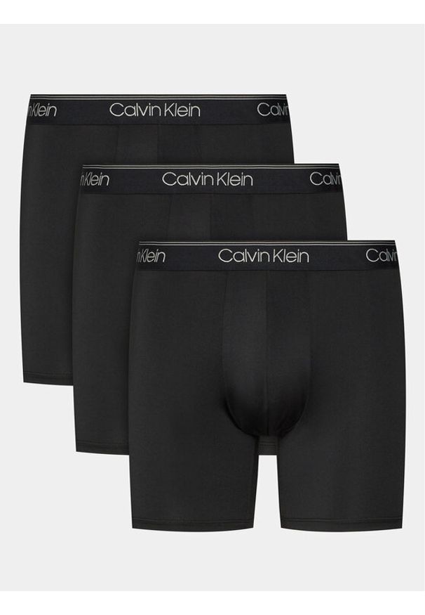 Calvin Klein Komplet 3 par bokserek Boxer Brief 3Pk 000NB2570A Czarny. Kolor: czarny. Materiał: syntetyk