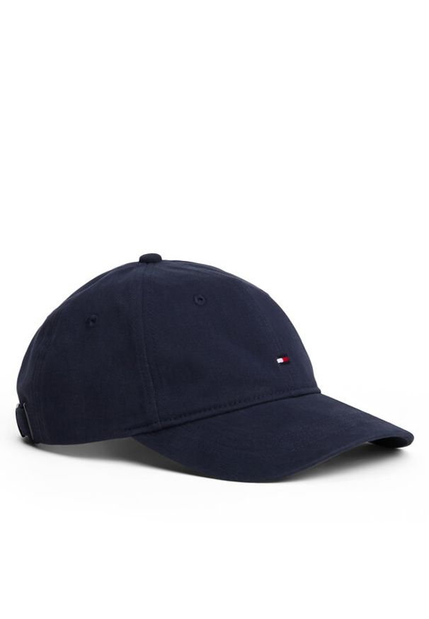 TOMMY HILFIGER - Tommy Hilfiger Czapka z daszkiem Th Flag Soft 6 Panel AW0AW17781 Granatowy. Kolor: niebieski. Materiał: materiał, bawełna