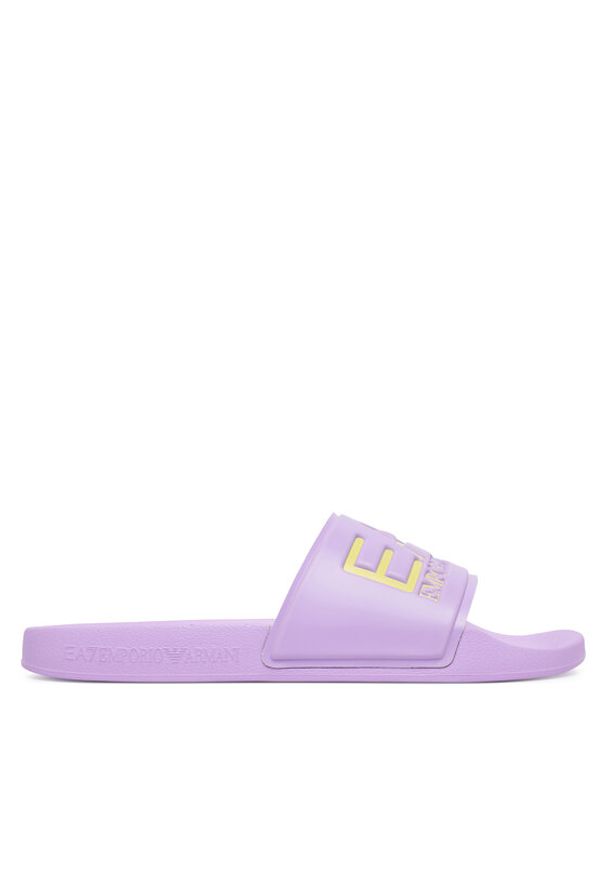 EA7 Emporio Armani Klapki 7X000108 AF15118 MZ628 Fioletowy. Kolor: fioletowy. Materiał: syntetyk