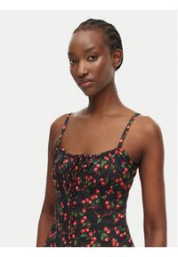 Guess Top W6YH97 W4497 Czarny Regular Fit. Kolor: czarny. Materiał: bawełna #5