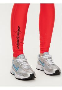 Under Armour Legginsy UA Tech™ 1386408 Bordowy Slim Fit. Kolor: czerwony. Materiał: syntetyk #3