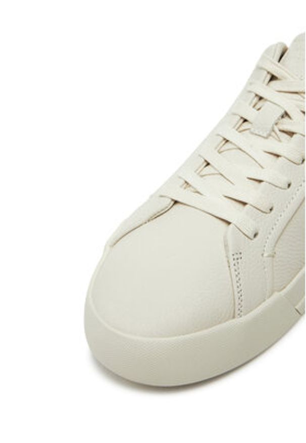 TOMMY HILFIGER - Tommy Hilfiger Sneakersy Th Court Best Tumbled Lth FM0FM05324 Beżowy. Kolor: beżowy. Materiał: skóra