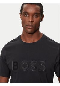 BOSS - Boss T-Shirt Tee 1 50512866 Czarny Regular Fit. Kolor: czarny. Materiał: bawełna