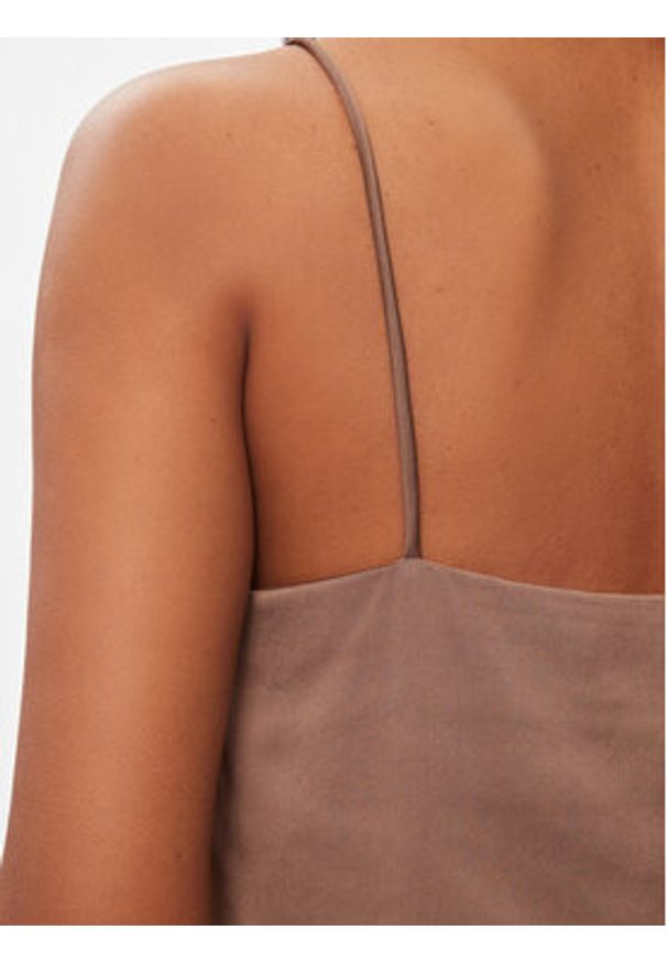 Marella Top Orda 2413161041200 Brązowy Regular Fit. Kolor: brązowy. Materiał: syntetyk