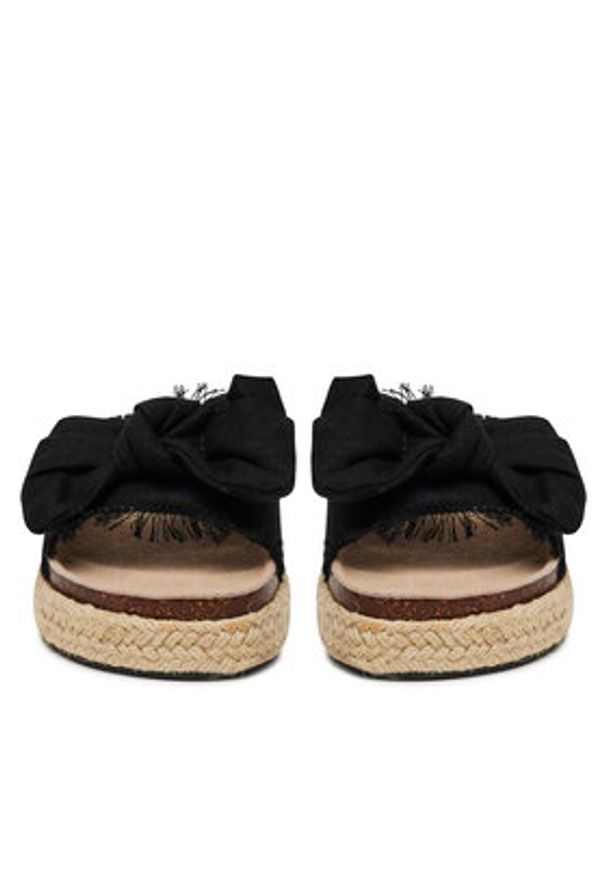 DeeZee Espadryle 92529 Czarny. Kolor: czarny. Materiał: materiał