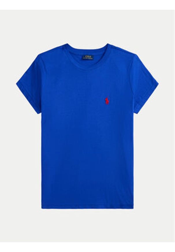 Polo Ralph Lauren T-Shirt 211898698036 Fioletowy Regular Fit. Typ kołnierza: polo. Kolor: fioletowy. Materiał: bawełna
