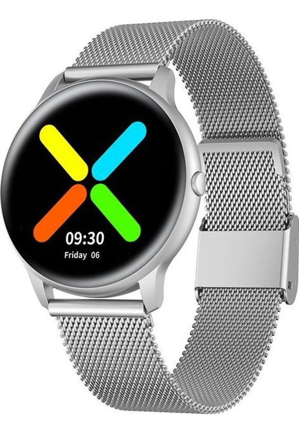 Smartwatch Gino Rossi SW015-3 Srebrny (SW015-3). Rodzaj zegarka: smartwatch. Kolor: srebrny