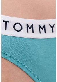 TOMMY HILFIGER - Tommy Hilfiger - Stringi. Kolor: zielony