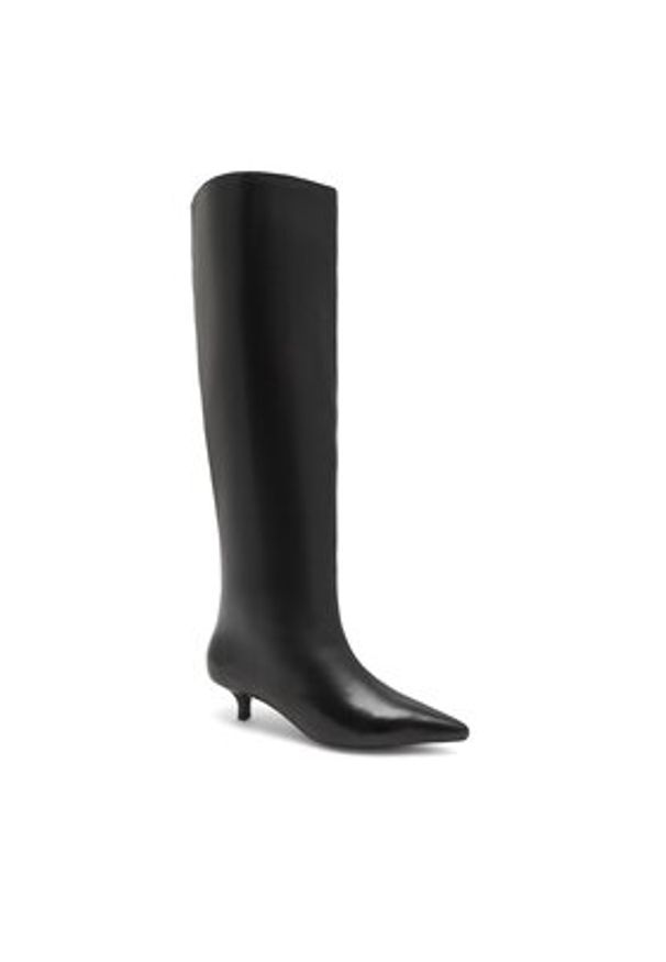 Gino Rossi Kozaki IRO-110467 1 Czarny. Kolor: czarny. Materiał: skóra