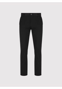 Pako Lorente - PAKO LORENTE – Czarne gładkie spodnie męskie. Kolor: czarny. Materiał: bawełna, elastan. Wzór: gładki. Styl: klasyczny #5