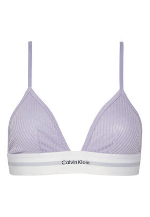 Calvin Klein Underwear Biustonosz braletka LV00QF8248 Fioletowy. Kolor: fioletowy. Materiał: bawełna