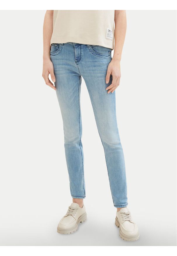 Tom Tailor Jeansy 1041013 Niebieski Tapered Fit. Kolor: niebieski
