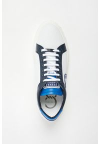 Sneakersy męskie skórzane CESARE CASADEI. Nosek buta: okrągły. Materiał: skóra. Wzór: aplikacja