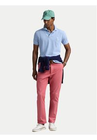 Polo Ralph Lauren Polo 710938137012 Błękitny Slim Fit. Typ kołnierza: polo. Kolor: niebieski. Materiał: bawełna #4