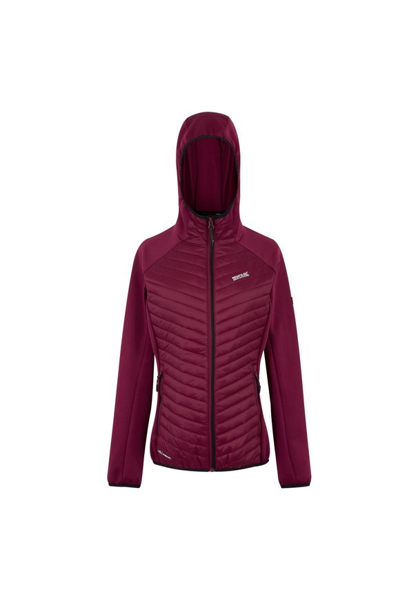 Regatta - Damska Kurtka Hybrydowa Anderson. Kolor: czerwony. Sport: turystyka piesza