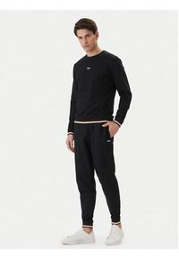BOSS Spodnie dresowe Iconic 50554830 Czarny Regular Fit. Kolor: czarny. Materiał: bawełna #4
