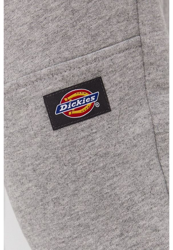 Dickies - Spodnie. Okazja: na co dzień. Kolor: szary. Materiał: dzianina. Styl: casual