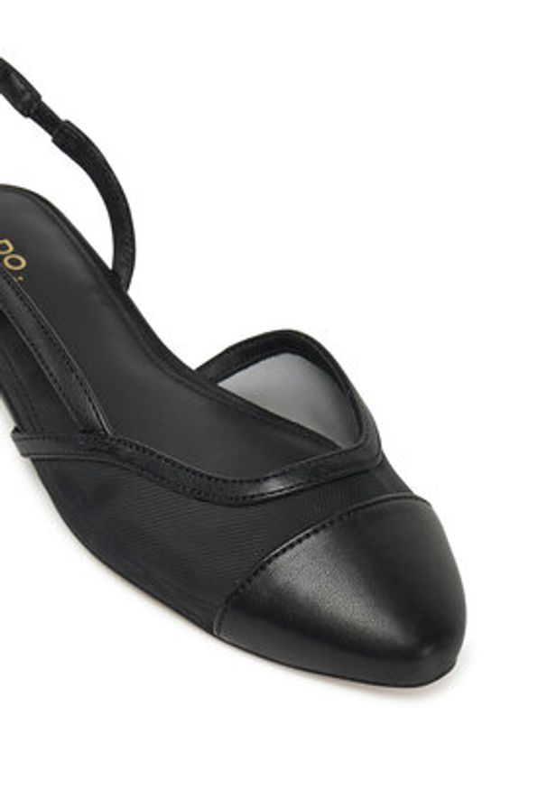 Aldo Sandały Clementinne 13835041 Czarny. Kolor: czarny. Materiał: skóra