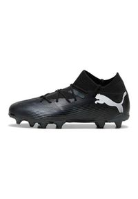 Buty piłkarskie dla dzieci Puma 10772902. Zapięcie: sznurówki. Kolor: wielokolorowy, czarny, zielony. Materiał: materiał. Szerokość cholewki: normalna. Sport: piłka nożna