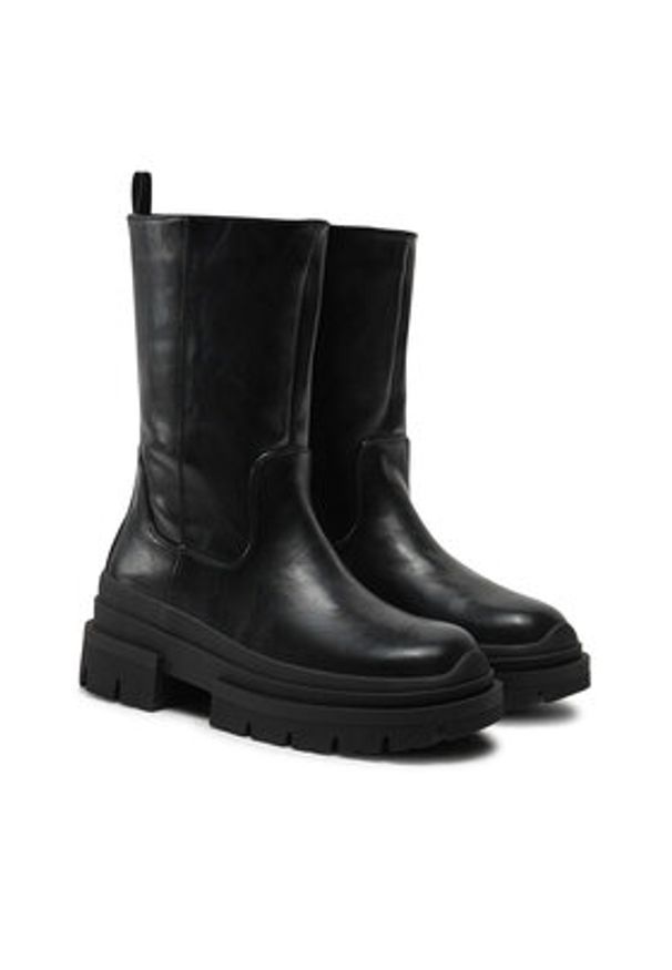 ONLY Shoes Botki 15329822 Czarny. Kolor: czarny. Materiał: skóra