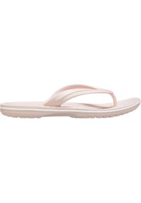 Klapki damskie Crocs Crocband Flip. Kolor: różowy. Styl: sportowy