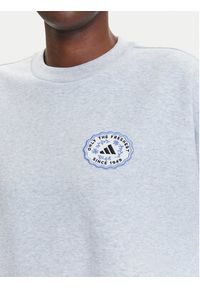 Adidas - adidas Bluza Farmers Market Graphic JM4210 Szary Loose Fit. Kolor: szary. Materiał: bawełna #5