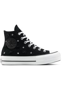 Buty sportowe Converse Chuck Taylor As Lift. Kolor: czarny. Materiał: materiał. Sport: fitness #1